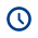 Pictogram van een klok