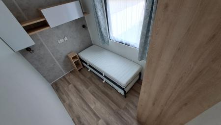 Kinderslaapkamer 2 met enkele bedden, hier afgebeeld met onderschuifbed